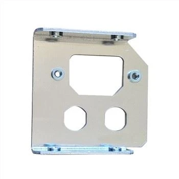 Suporte personalizado com fixadores auto-clinching
